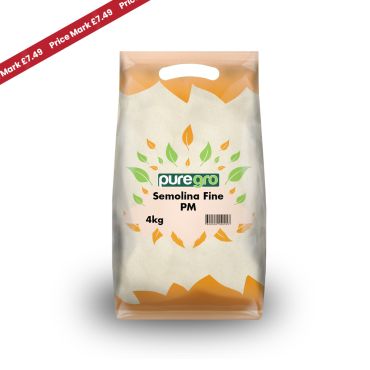 Puregro Semolina Fine 4kg £7.49 PM (Box Of 5)