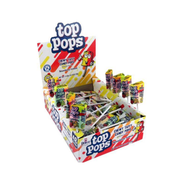 Top Pops Strawberry / Lemon 10g (0.35oz) (Box of 48)