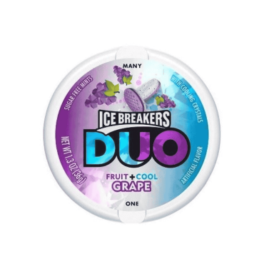 Ice Breakers Duo Mint Grape 36.8g (1.3oz) (Box of 8)