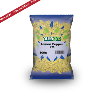 Puregro Lemon Pepper PM £3.29 300g (Box of 10)