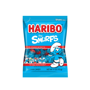 Haribo Smurfs 113g (4oz) (Box of 12)