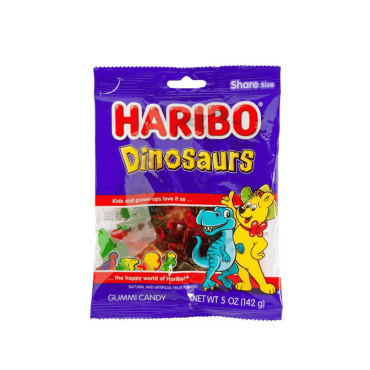 Haribo Dinosaurs 142g (5oz) (Box of 12)
