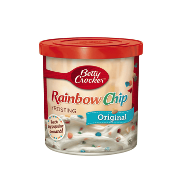 Betty Crocker Rainbow Chip Frosting 453g (16oz) (Box of 8)