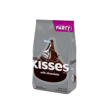 Hershey's Kisses Milk Chocolate Party Bag 1.01kg (35.8oz) (Box of 9)