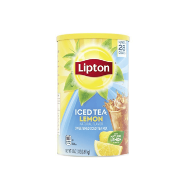 Lipton Iced Tea Lemon Flavour 1.87kg (4lbs)  (28 Quart) (Box of 6) 67622642