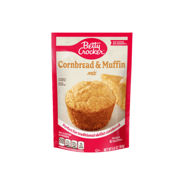 Betty Crocker Cornbread Muffin Mix 184g (6.5oz) (Box of 9)