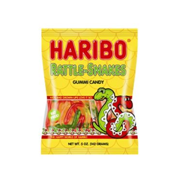 Haribo Rattle Snakes 142g (5oz) (Box of 12)