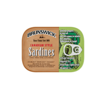 Brunswick Sardines With Hot Pepper 106g (Box of 12)