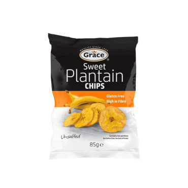 Grace Sweet Plantain Chips 85g (Box of 9)