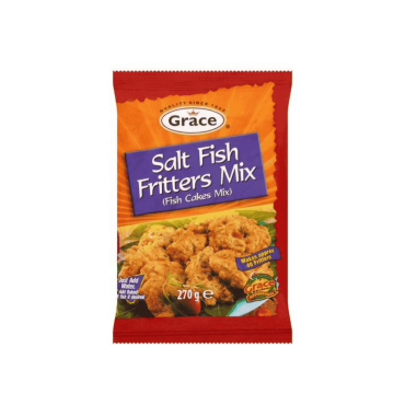 Grace Salt Fish Fritter Mix 270g (Box of 6)