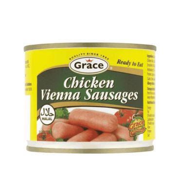 Grace Chicken Halal Vienna Sausages 200g (Case of 12)