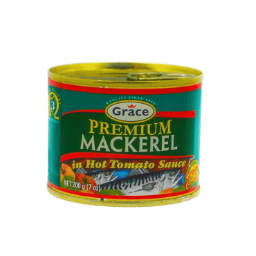 Grace Mackerel in Hot Tomato Sauce 200g (Case of 12)