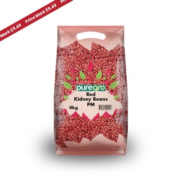 Puregro Red Kidney Beans 4kg £9.49 PMP (Box of 5)