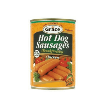 Grace Chicken Hot Dog Sausages 400 gms (case of 12)