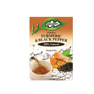 Dalgety Turmeric & Black Pepper Tea 40g (18 Tea Bags) (Box of 6)