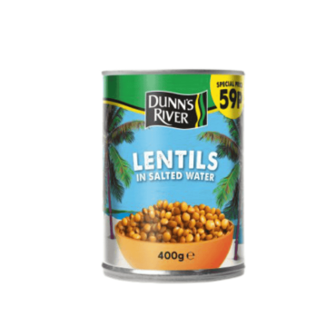 Dunn's River Lentils PM 59P 400g (Case of 12)