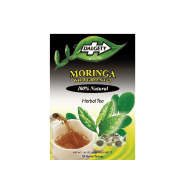 Dalgety Moringa With Green Tea 40g (20 Tea Bags) (Box of 6)