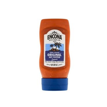 Encona Hot Pepper Sauce 285ml PM £1.50  (Box of 6)