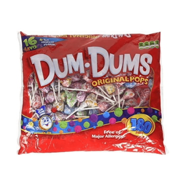 Spangler Dum Dums Lollipops 873g (180 piece) (30.8oz)
