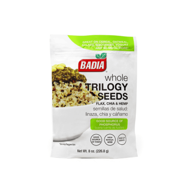 Badia Trilogy Health Seeds 226.8g (8oz) (Box of 8)