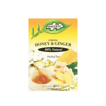 Dalgety Honey & Ginger Tea 72g (18 Tea Bags)  (Box of 6)