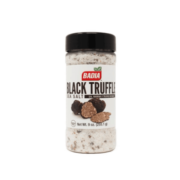 Badia Black Truffle Sea Salt 255.1g (9oz) (Box of 6)