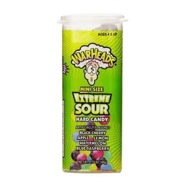 Warheads Extreme Sour Hard Candy Minis 49g (1.75oz) (Box of 18)