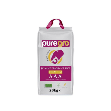 Puregro Premium Jasmine Fragrant Rice 20kg