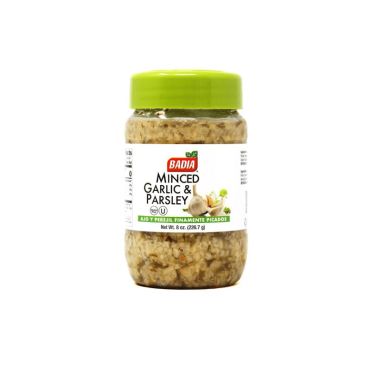 Badia Minced Garlic & Parsley 226.8g (8oz) (Box of 12)