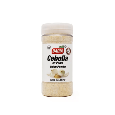  Cebolla en Polvo / Onion Powder 141.7g (5oz) (Box of 6) 
