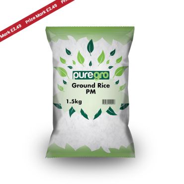 Puregro Ground Rice PM £2.49 1.5kg (Box of 6)