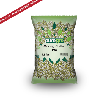 Puregro Moong Chilka PM £3.49 1.5kg (Box of 6)