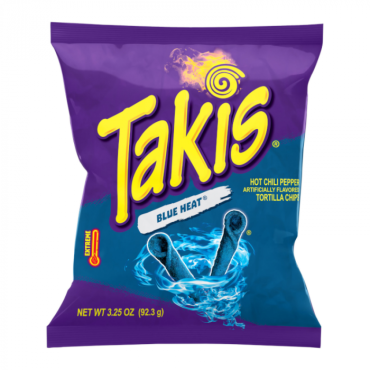 Takis Blue Heat 92.3g (3.25oz) (Box of 20)
