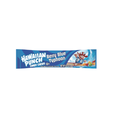 Hawaiian Punch Chews Bar Berry Blue Typhoon 22g (0.8oz) (Box of 36)