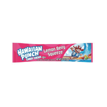 Hawaiian Punch Chews Bar Lemon Berry Squeeze 22g (0.8oz) (Box of 36)