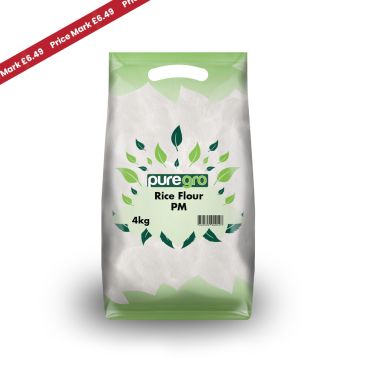 Puregro Rice Flour 4kg PM £6.49 (Box of 5)
