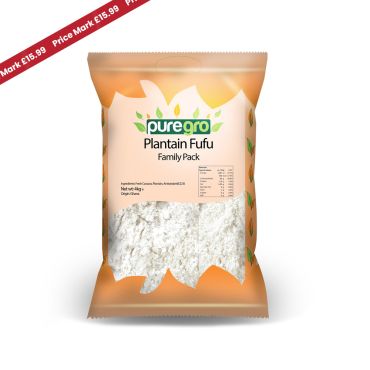 Puregro Plantain Fufu 4kg PM £15.99 (Box of 5)