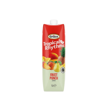 Grace Tropical Rhythms Fruit Punch 1Ltr Tetra Pack (Box of 12)