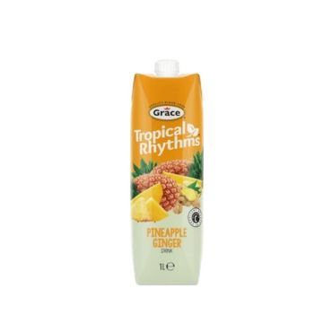 Grace Tropical Rhythms Pineapple Ginger 1Ltr Tetra Pack (Box of 12)