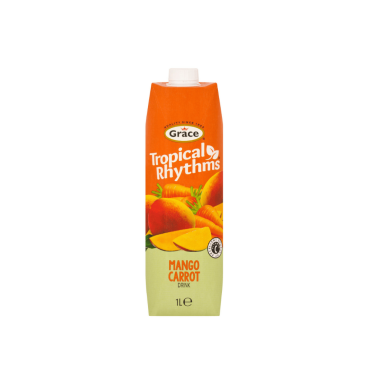 Grace Tropical Rhythms Mango Carrot 1Ltr Tetra Pack  (Box of 12)