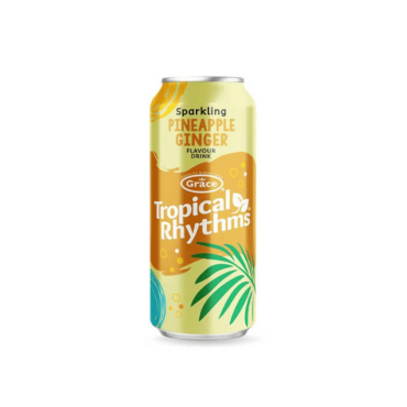 Grace Tropical Rhythms Sparkling Pineapple Ginger 330ml (Box of 12)