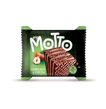 My Motto Hazelnut & Cocoa Wafers 90g Multipack of 3 (Pack of 10)