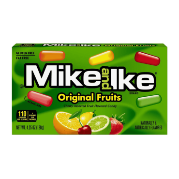 Mike & Ike Original Theater Box 120g (4.25oz) (Box of 12)
