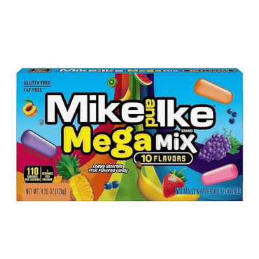 Mike & Ike Mega Mix Theater Box 120g (4.25oz) (Box of 12)