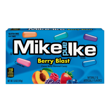 Mike & Ike Mega Berry Blast Theater Box 120g (4.25oz) (Box of 12)