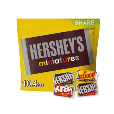 Hershey's Miniatures Assorted  Share Pack 295g (10.4oz) (Box of 16)