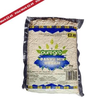 Puregro Banku Mix Dough 1kg PM £2.49 (Box of 10)