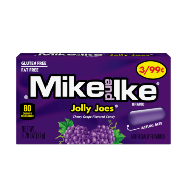 Mike & Ike Jolly Joes 22g (0.78oz) (Box of 24)