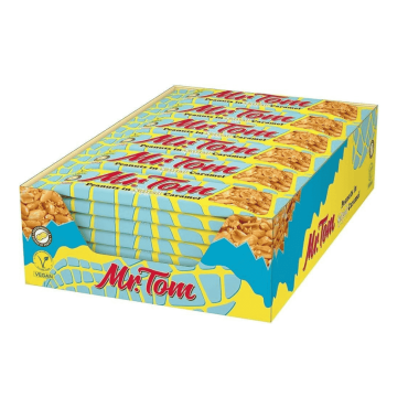 Mr Tom Salted Caramel Peanut Bar 40G (Box of 36)