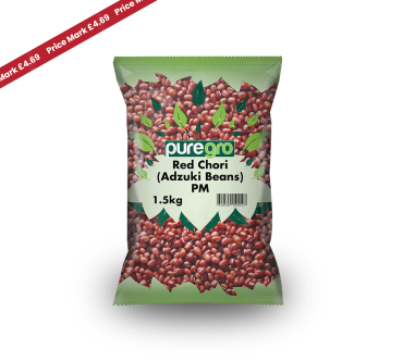 Puregro Red Chori (Adzuki Beans) 1.5kg PM £4.69 (Box of 6)